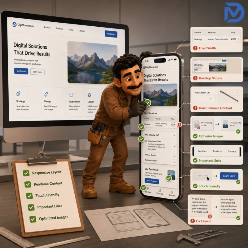 Responsive tasarımda yaygın yapılan hatalar