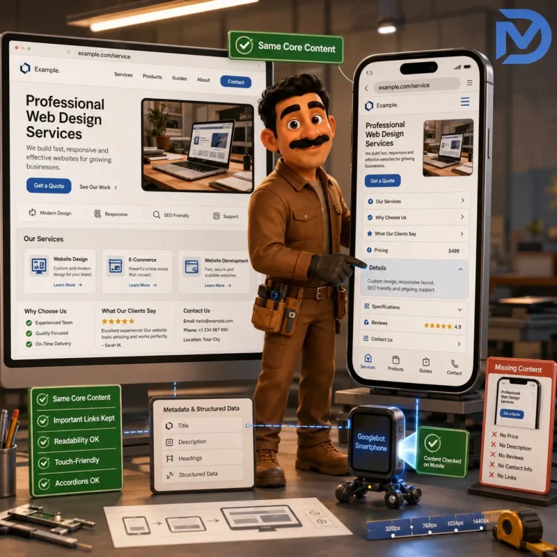 Mobil ve masaüstü içerik yönetimi